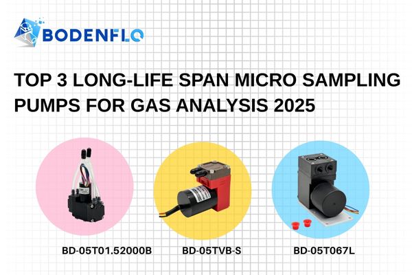 Top 3 long lifespan micro sampling pumps for gas analysis in 2025 featuring BD-05T01.52000B, BD-05TVB-S, and BD-05T067L by BODENFLO