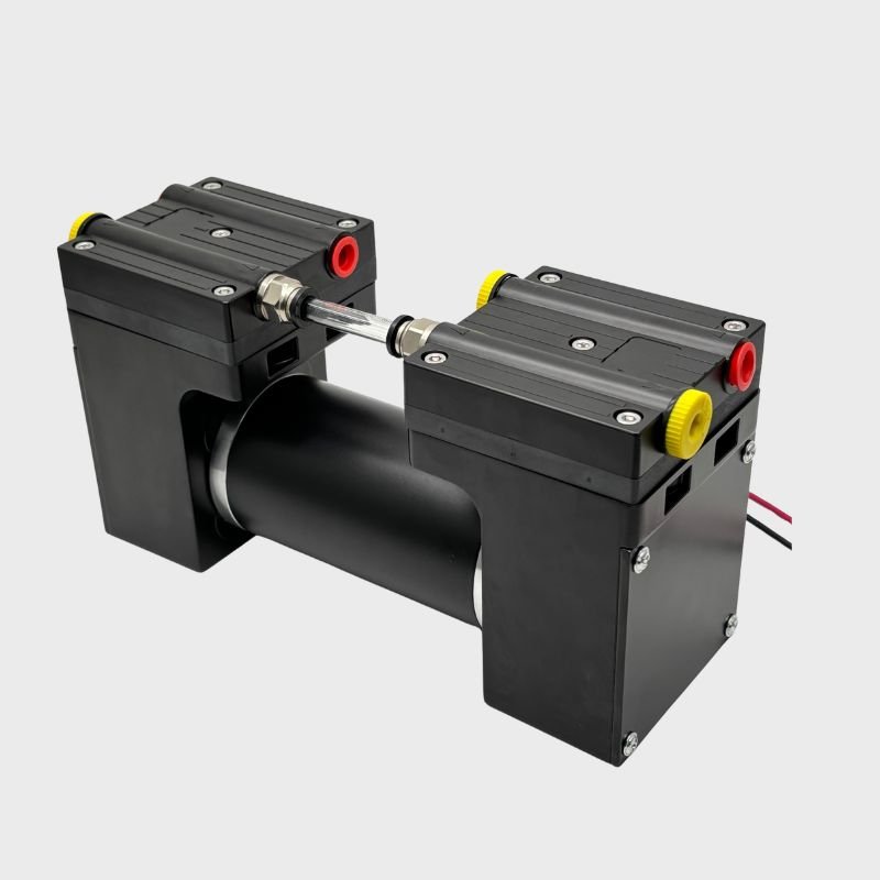 BD-05T1040DU dual-head diaphragm vacuum pump with series and parallel connection