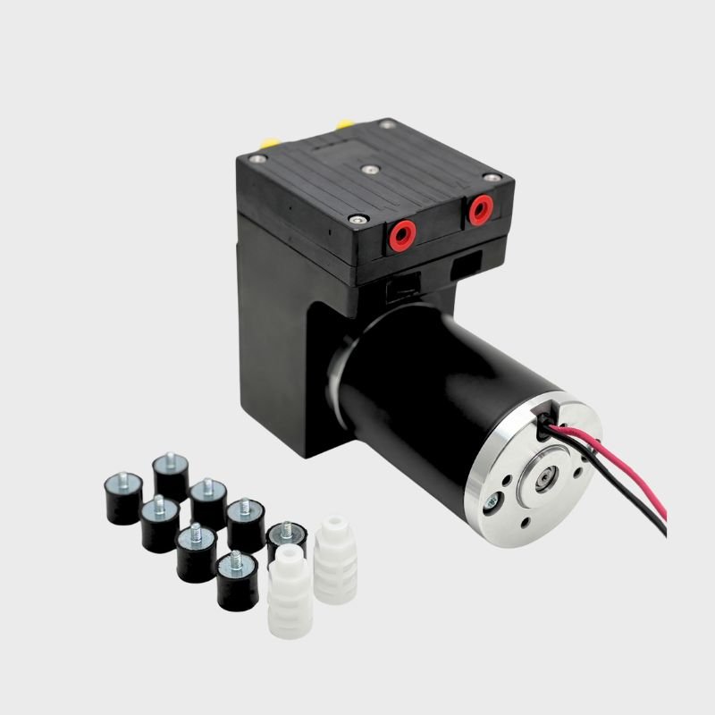 BD-05T1040L high-flow brushed vacuum pump with aluminum base and accessories