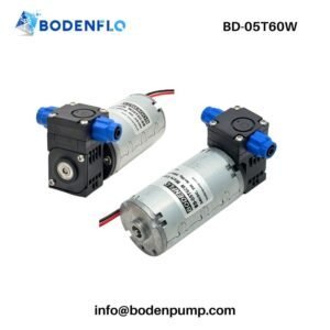 Micro liquid diaphragm pump with compact design and smooth flow performance BD-05T60W