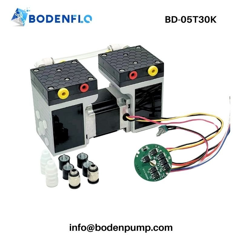 Low noise vacuum pump with brushless motor – front view BD-05T30K