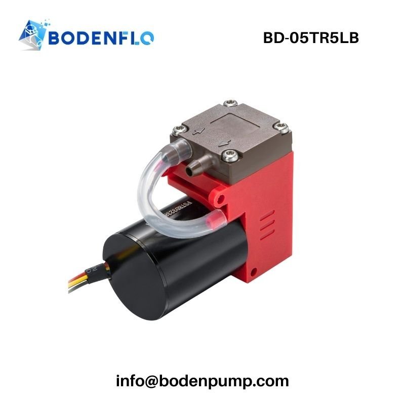 Swing Piston Gas Pump front view, high-pressure mini air pump BD-05TR5LB