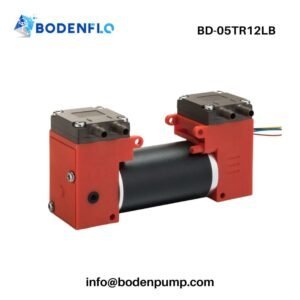 Double head brushless piston pump with high flow and oil-free operation – BD-05TR12LB