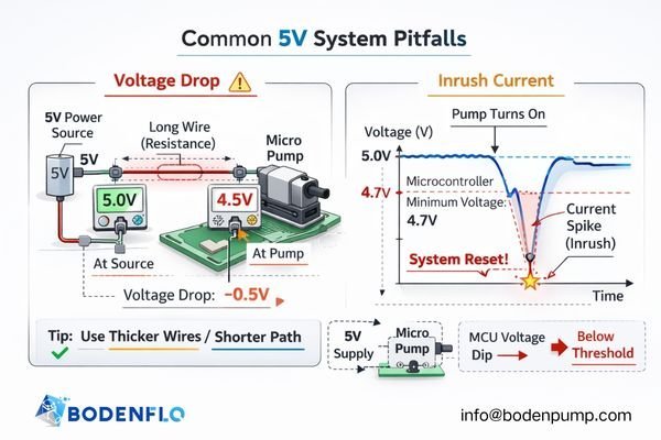 A simple circuit diagram showing 