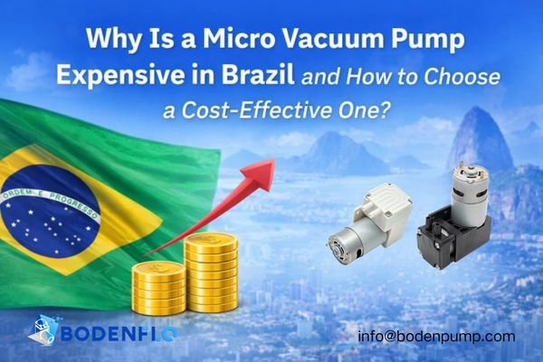 Micro vacuum pump cost in Brazil explained with import taxes and cost-effective selection strategy