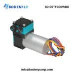 BD-05TF300WBD brushless micro liquid diaphragm pump front view OEM compact liquid pump