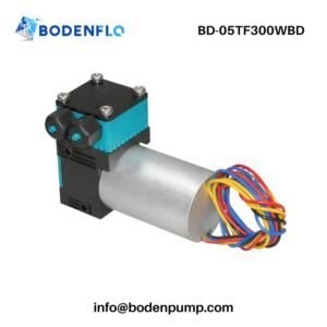 BD-05TF300WBD brushless micro liquid diaphragm pump front view OEM compact liquid pump