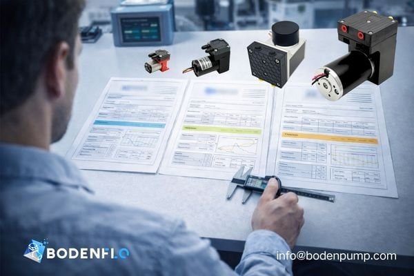 An engineer comparing datasheets from different brands