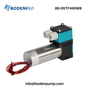 Precision liquid pump for coding machine OEM systems showing brushless diaphragm structure BD-05T450WB
