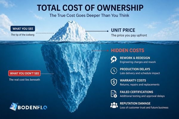 An iceberg diagram showing the small 