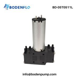 BD-05T0511L micro diaphragm air pump with DC motor and dual pump head for OEM gas transfer systems