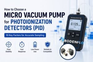 Micro vacuum pump selection guide for photoionization detector (PID) gas sampling applications