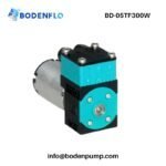 BD-05TF300W compact diaphragm liquid pump with pump head and DC motor structure