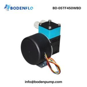 BD-05TF450WBD micro diaphragm liquid pump with compact motor and pump head for OEM fluid systems