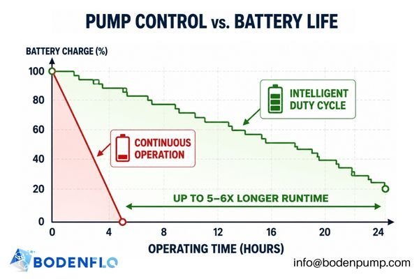 A schematic diagram showing protection circuits between the battery and the controller.