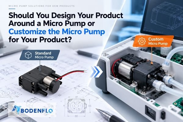 Standard micro pump vs custom micro pump for OEM product design and system integration