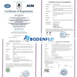 Industry certification iso9001-ce-rosh-fcc-bodenflo China leading miniature pump manufacturer