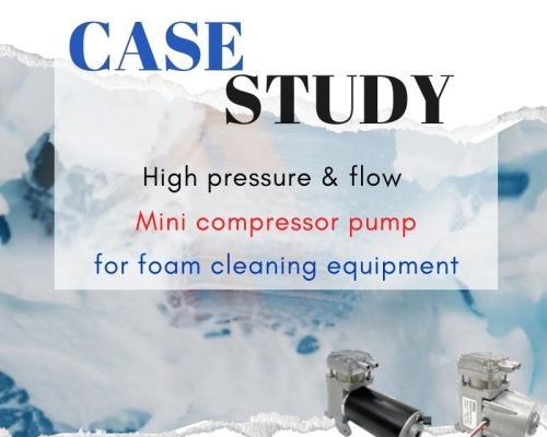 mini compressor for foam cleaning machine