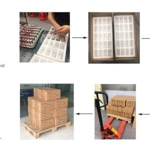 white shockproof cushion vooton box